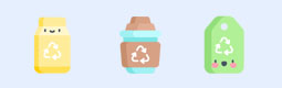生活工具-垃圾桶系列图标下载